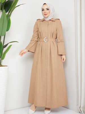 Robadan Genişleyen Göğsü Pileli Spor Ferace Padesü A