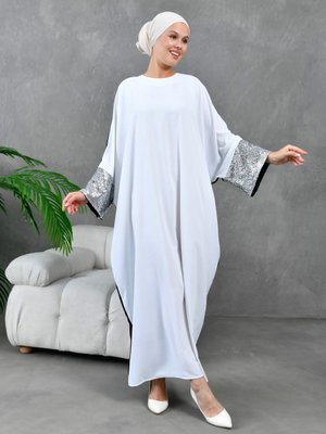 Ferace Siyah Ekru Ferace Siyah Ekru