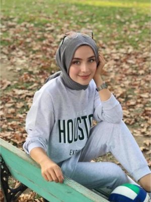 Houston Pamuklu Oversize Gri İkili Takım