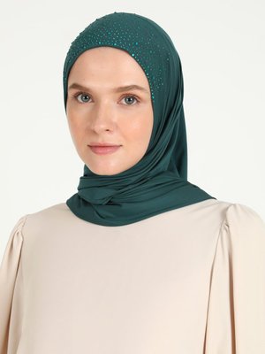 Zümrüt Yeşili Hazır Türban