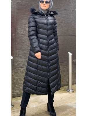 Şişme Kapüşonlu Mont