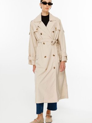Soft Oversize Bej Trençkot