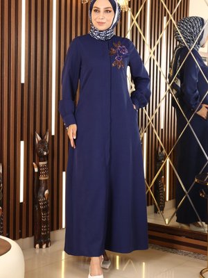 İndigo Nakışlı Ferace İndigo Nakışlı Ferace