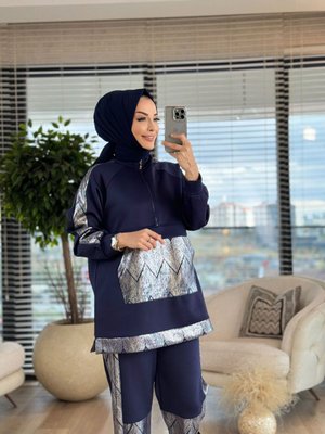 Cep Ve Kol Varak Zikzak Desen Takım