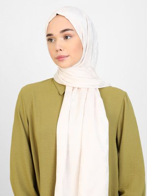 Krem Diamond Mermer Desen Şal