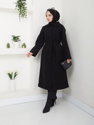 Bağlamalı Ve Düğmeli Kaşe Kaba Ck