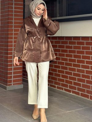 İğneli Tafta Ceket