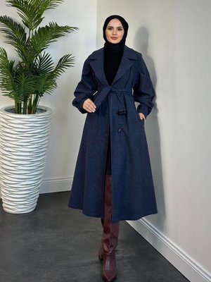 Catherina Kaşe Kaban Lacivert Catherina Kaşe Kaban Lacivert