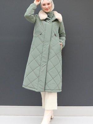 Şişme Anorak Mont Açık Mint Şişme Anorak Mont Açık Mint