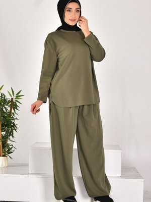 Haki Scuba Kumaş İkili Takım