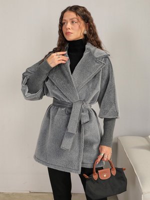 Antrasit Angora Kuşaklı Kaban