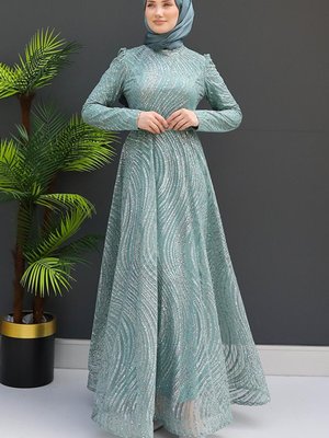 Elsa Abiye Elbise Mint