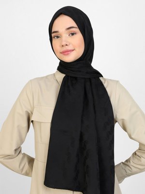 Siyah Diamond Mermer Desen Şal