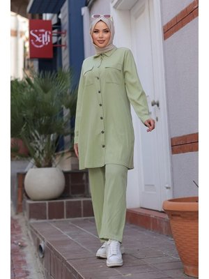 Cep Detaylı Mint Takım Cep Detaylı Mint Takım