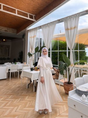 Kadın Eliza Tesettür Abiye Elbise