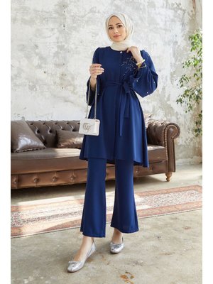 İndigo Rina Tunik Pantolon Takım İndigo Rina Tunik Pantolon Takım
