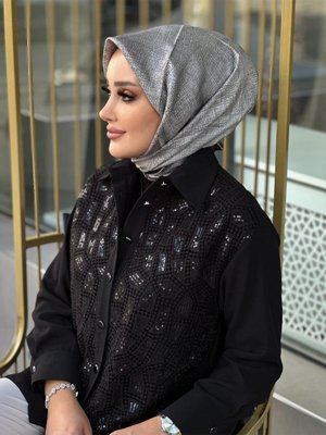 Pul Payet Dantel Gömlek