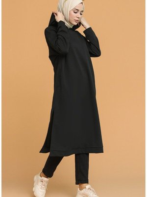 Kapüşonlu Spor Tunik