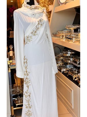 Nakışlı Namaz Elbisesi Ve Mevlüt Örtüsü Set