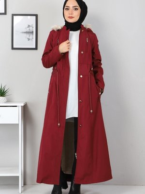 Arma Detaylı Mont Bordo