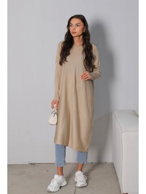 Taş Uzun Triko Tunik