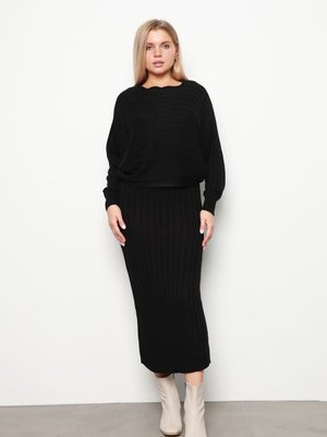 Jile Triko İkili Takım Sıyah