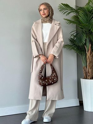 Vişhy Kaşe Kaban Bej