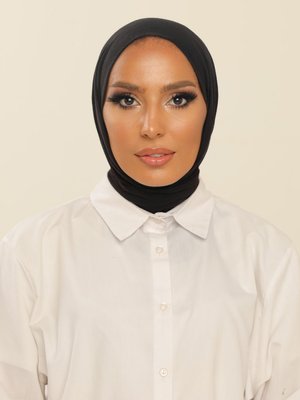 Siyah Pratik Penye Şal Siyah Pratik Penye Şal