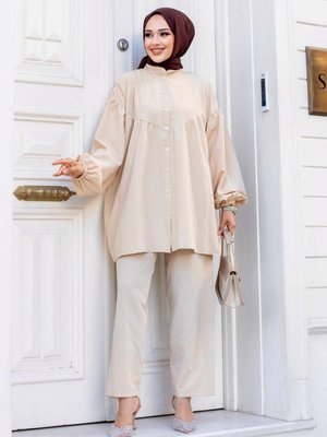 Bej Balon Kol Takım