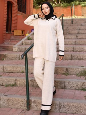 Taş Rengi Patlı Takım Taş Rengi Patlı Takım