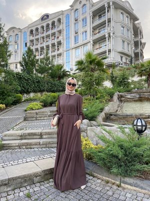 Sena Ferace Krep Koyu Vizon