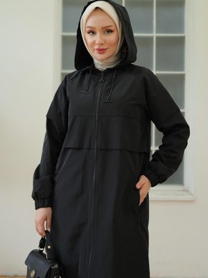 Trend Astarlı Yağmurluk Kap Sonbahar Kış Yeni Sezon