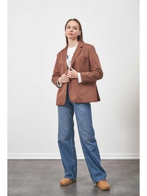 Blazer Ceket Kahve