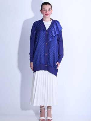 Kazayağı Desenli Hırka Kazayağı Desenli Hırka