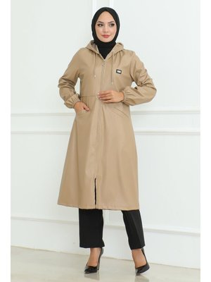Bej Deri Detaylı Kap Bej Deri Detaylı Kap