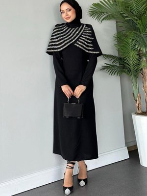 Sonay Abiye Elbise Siyah