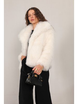 Ekru Suni Kürk Kaban