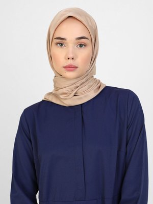 Koyu Bej Diamond Dörtgen Desen Eşarp