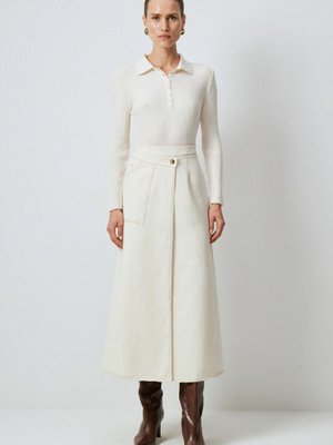 Kruvaze Naturel Denım Etek