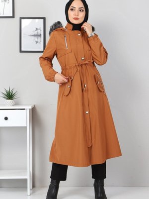 Fermuar Detaylı Mont Taba