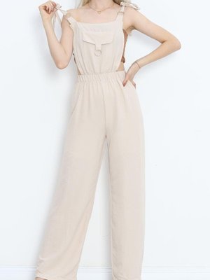 Beli Lastikli Tulum Bej Beli Lastikli Tulum Bej