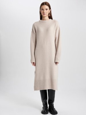 Regular Fit Uzun Kollu Maxi Elbise C1933ax23wn