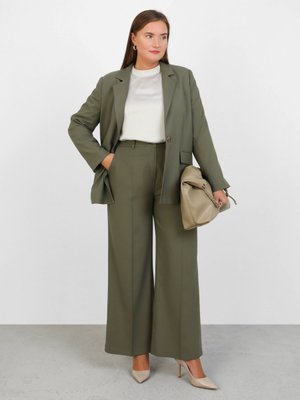 Haki Büyük Beden Ceket