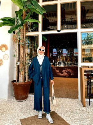 Tensel Kot Kumaş Koyu Lacivert Kimono Takım Tensel Kot Kumaş Koyu Lacivert Kimono Takım
