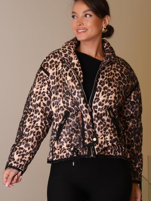 Camel Leoapr Desenli Şişme Mont Camel Leoapr Desenli Şişme Mont