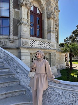 Özel Taşlı Scuba Takım Vizon