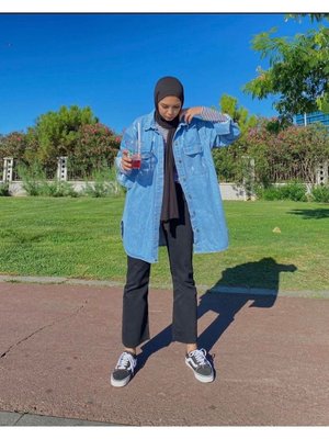 Yıpratmalı Rahat Kalıp Kot Ceket