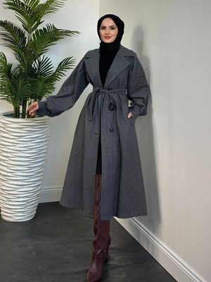 Catherina Kaşe Kaban Gri Catherina Kaşe Kaban Gri