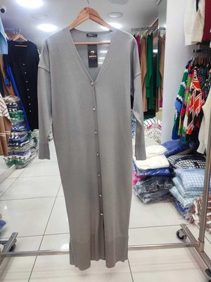 Tam Boy Merserize Soğuk İplik Hırka