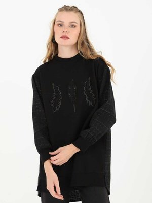 Kol Ve Arka Tüvit Detay Tunik